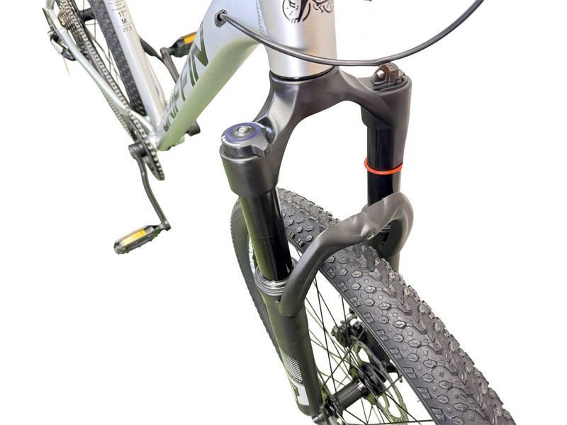 Велосипед гірський Griffin Power 27.5" сріблястий матовий 27,5-GRIFFIN-POWER-17-MS фото