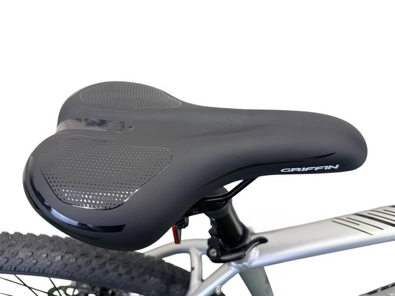 Велосипед гірський Griffin Power 27.5" сріблястий матовий 27,5-GRIFFIN-POWER-17-MS фото