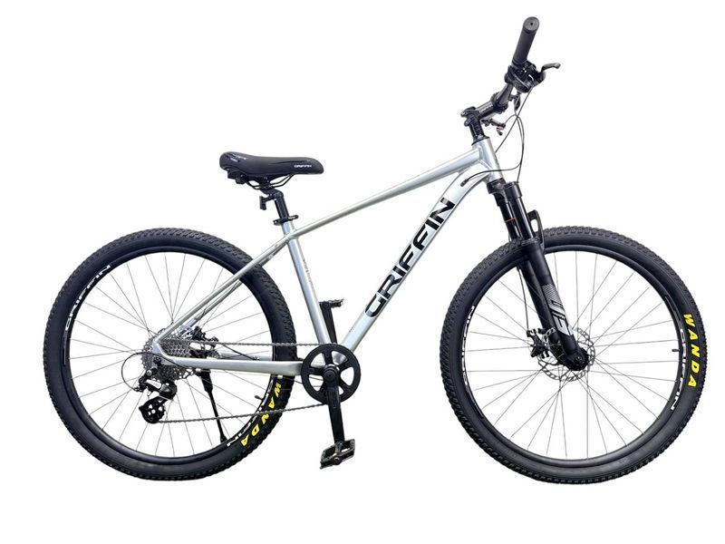 Велосипед гірський Griffin Power 27.5" сріблястий матовий 27,5-GRIFFIN-POWER-17-MS фото